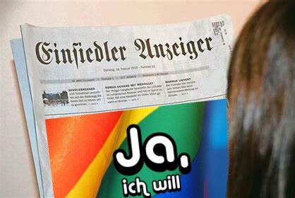 Read more about the article Selbst die konservativen Schwyzer sagen Ja zur «Ehe für alle»